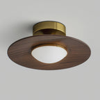 Modern Wood Semi-Flush Mount Ceiling Light for Living Room — Harbor Light Co.