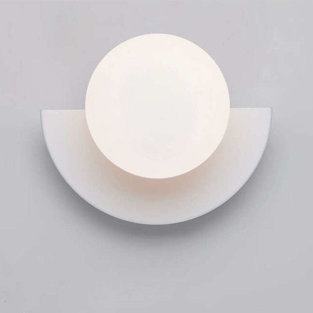 Modern Metal Wall Sconce With Selectable LED Light in White — Harbor Light Co.