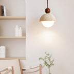 Modern Travertine Stone Pendant Light for Dining Room — Harbor Light Co.