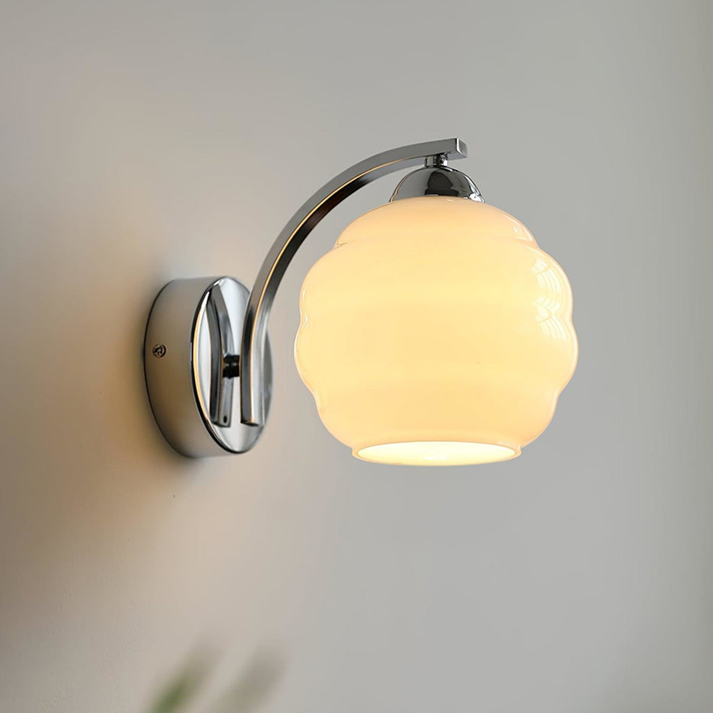 Modern Glass Wall Light With Warm LED Glow — Harbor Light Co.