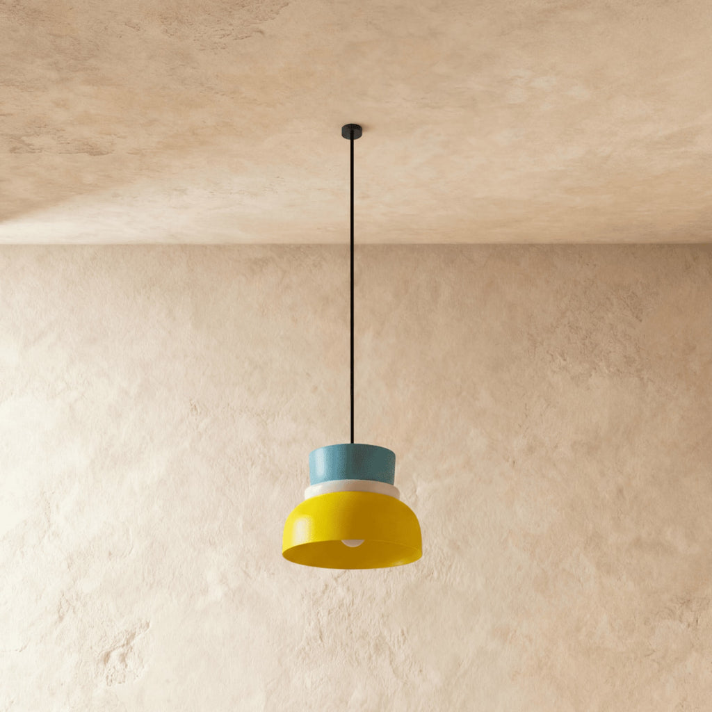 Modern Aluminum Two-Tone Pendant Light With Warm LED Glow — Harbor Light Co.