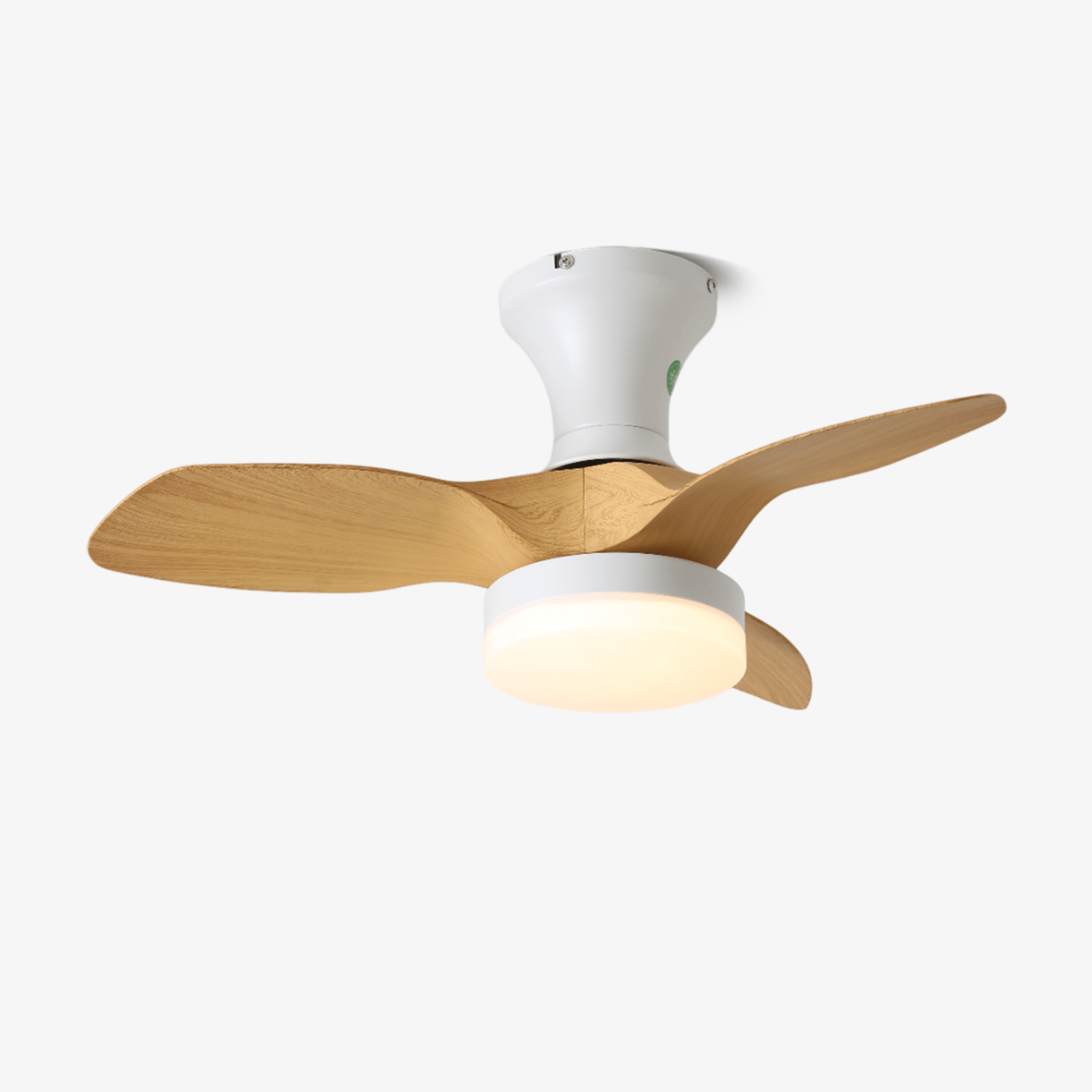 Modern 3-Blade Ceiling Fan Light with Remote and Integrated LED