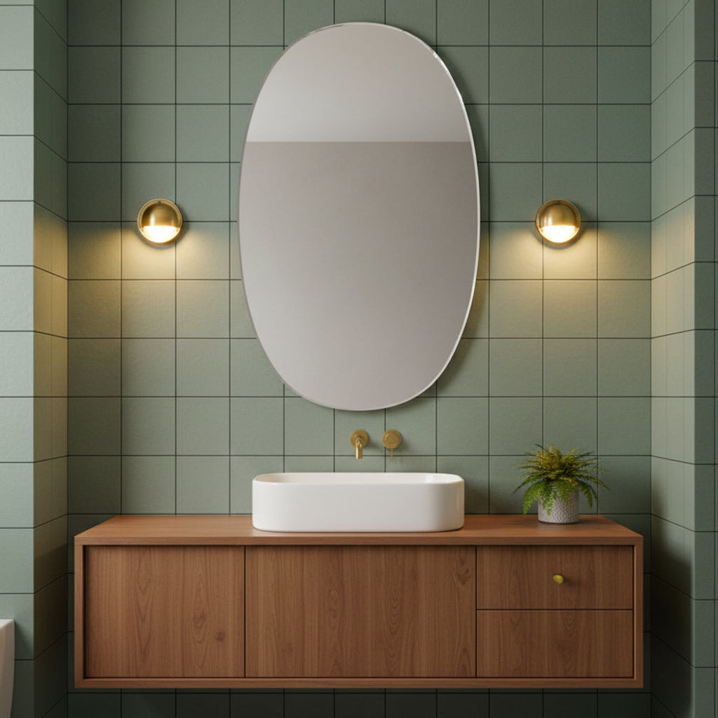 Modern Copper Wall Light With Tri-Color Glow — Harbor Light Co.