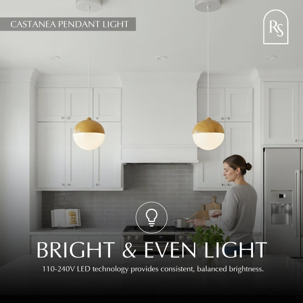 Minimalist Iron and Glass Pendant Light for Dining Room — Harbor Light Co.
