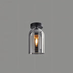 Modern Glass Semi-Flush Mount Ceiling Light for Living Room — Harbor Light Co.