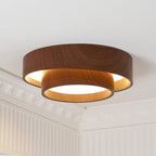 Modern Wood Flush Mount Ceiling Light for Living Room and Bedroom — Harbor Light Co.