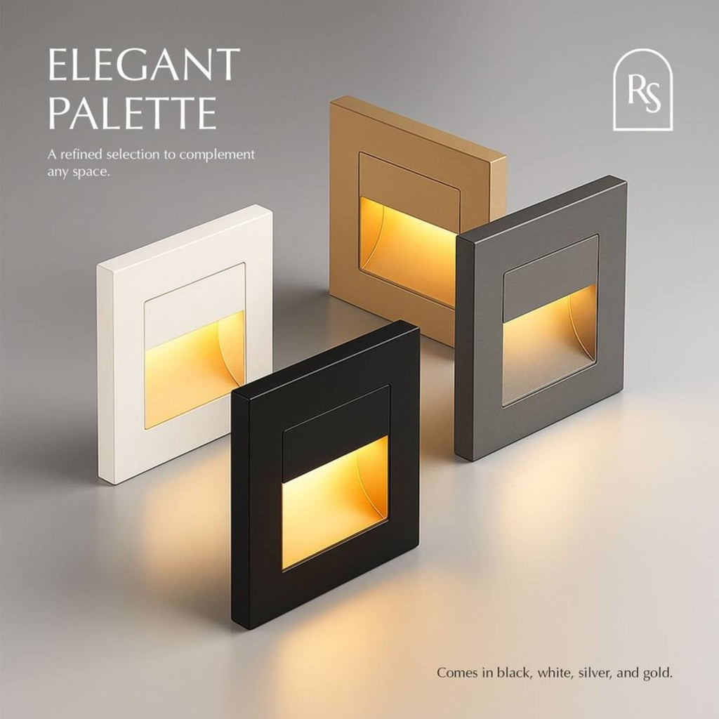 Modern Plastic Wall Light With Integrated LED for Hallway — Harbor Light Co.