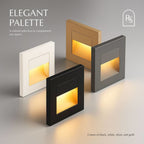 Modern Plastic Wall Light With Integrated LED for Hallway — Harbor Light Co.