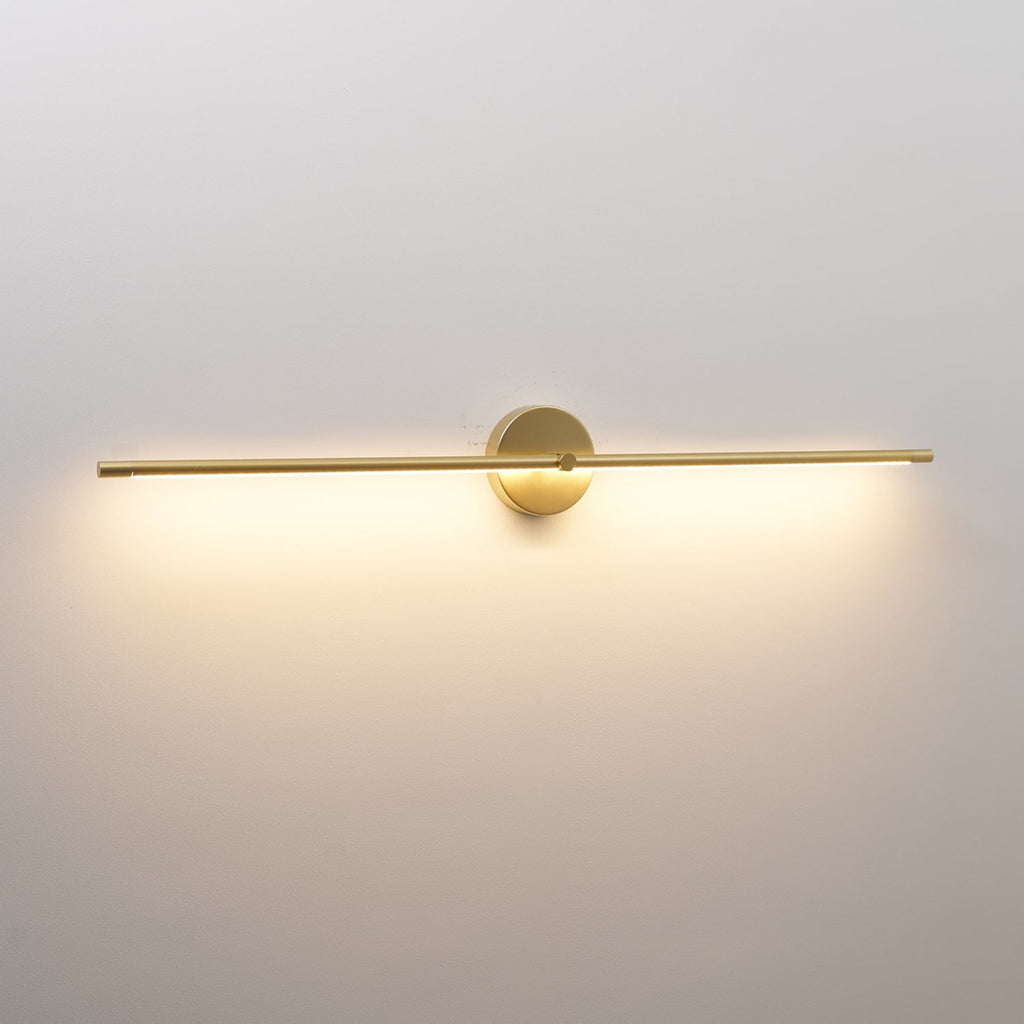 Modern Linear Metal Wall Light With Warm LED Glow — Harbor Light Co.