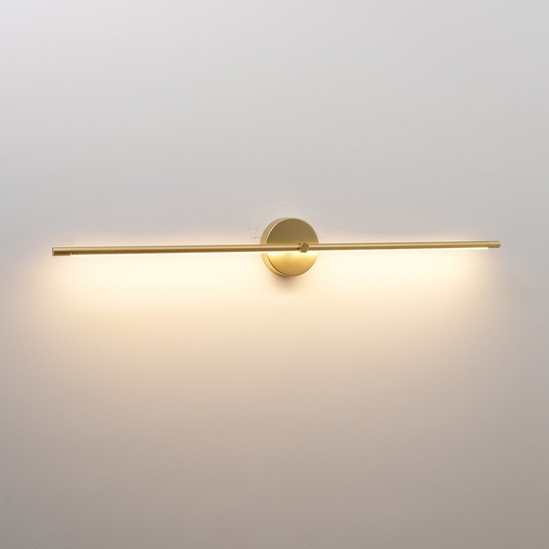 Modern Linear Metal Wall Light With Warm LED Glow — Harbor Light Co.