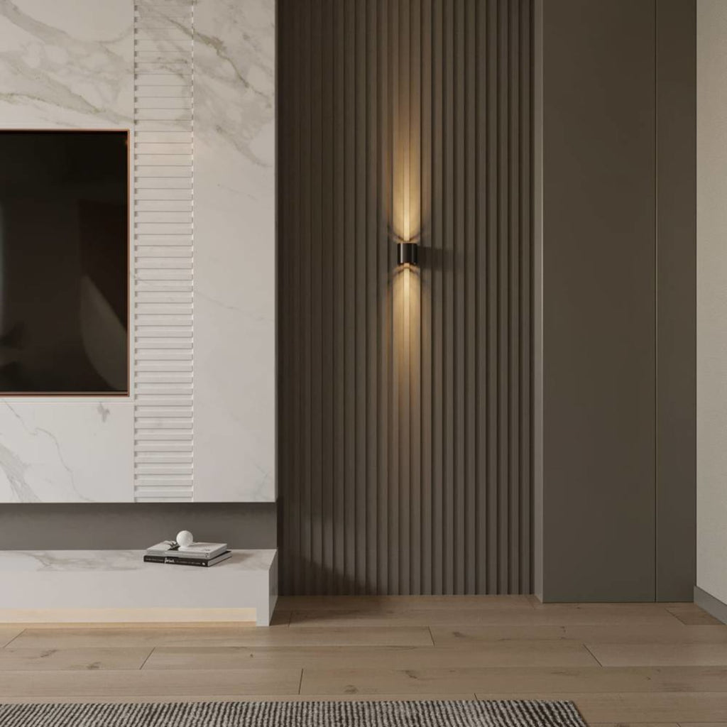 Minimalist Aluminum Wall Light With Warm LED Glow — Harbor Light Co.