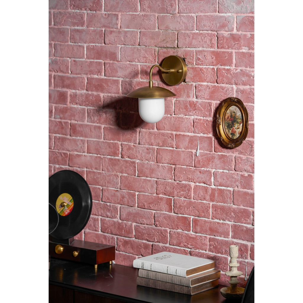 Modern Brass Wall Light for Living Room and Bedroom — Harbor Light Co.