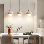 Modern Travertine Stone Pendant Light for Dining Room — Harbor Light Co.