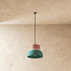 Modern Aluminum Two-Tone Pendant Light With Warm LED Glow — Harbor Light Co.