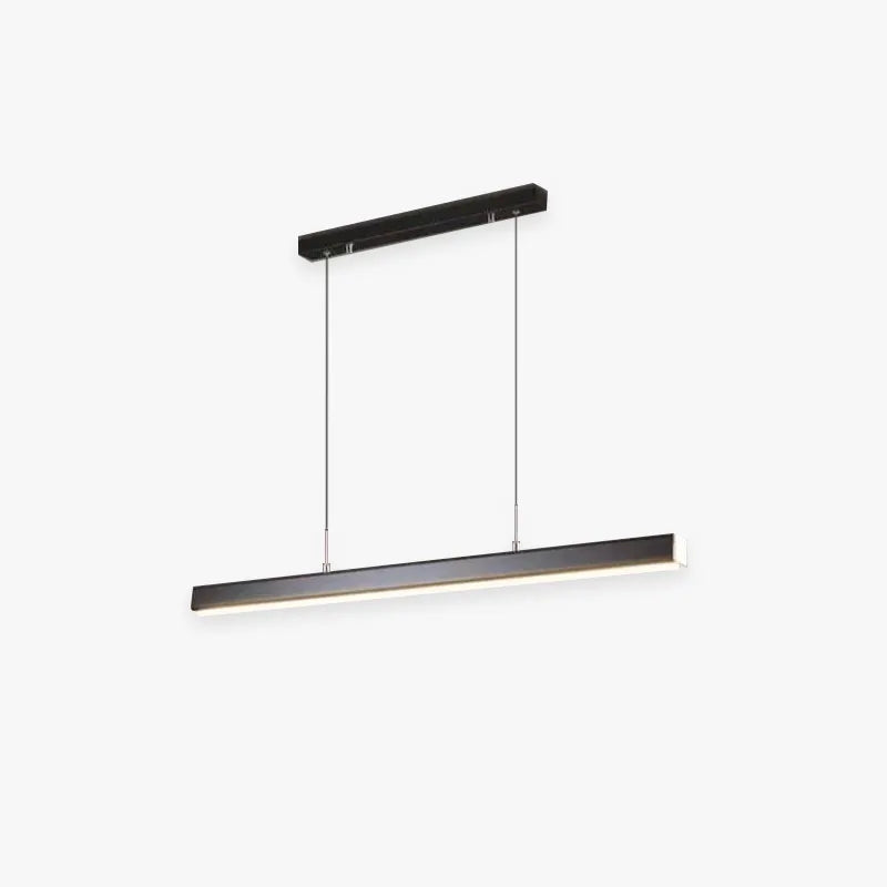 Modern Linear Pendant Light Bar with Integrated LED Light
