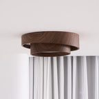 Modern Wood Flush Mount Ceiling Light for Living Room and Bedroom — Harbor Light Co.
