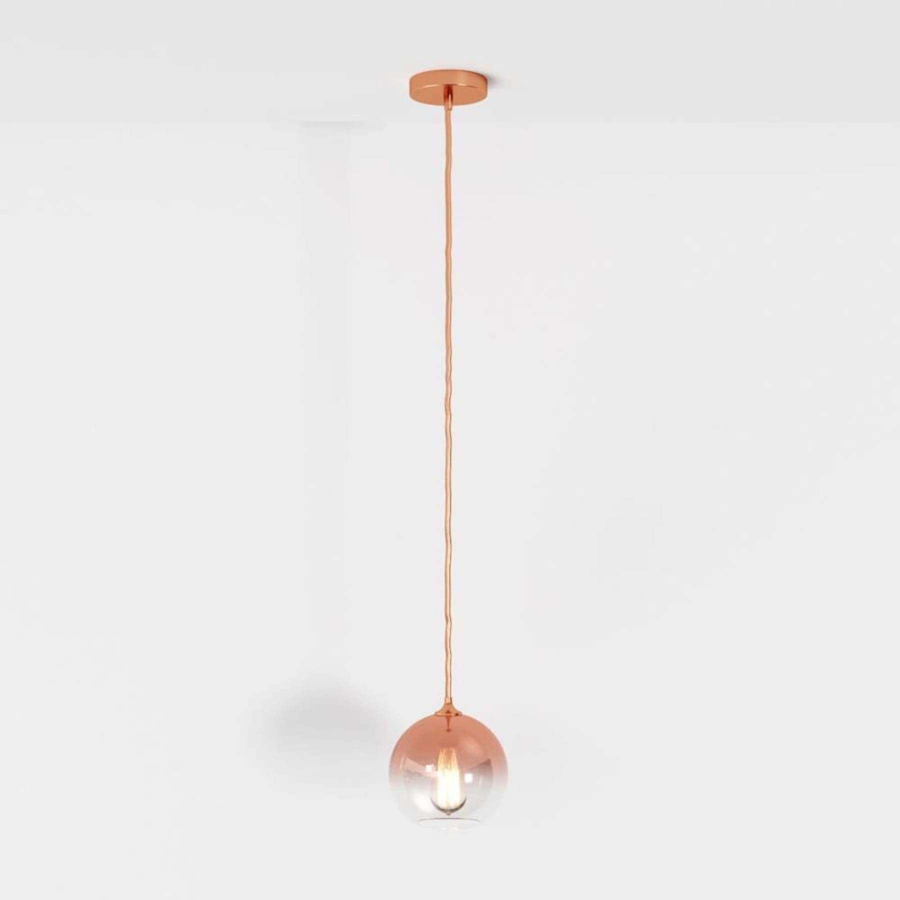 Modern Glass Pendant Light With Warm LED Glow — Harbor Light Co.
