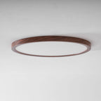 Modern Wood Flush Mount Ceiling Light With Slim Low-Profile Design — Harbor Light Co.