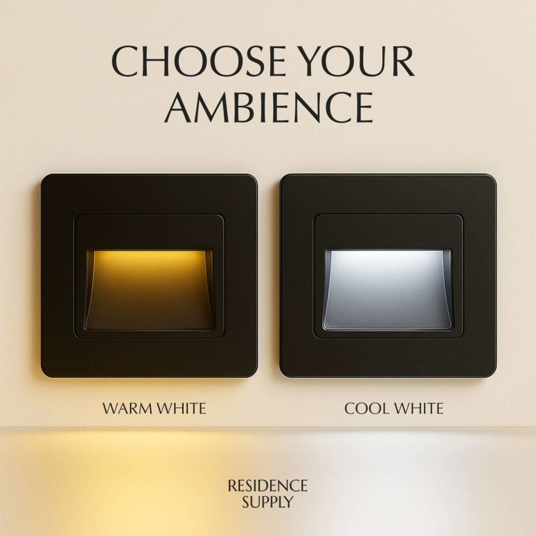 Modern Plastic Wall Light With Integrated LED for Hallway — Harbor Light Co.