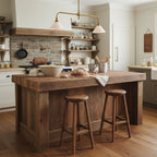 Modern Brass Pendant Light With Ceramic Shades for Dining Room — Harbor Light Co.