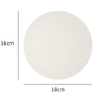 Minimalist Round Glass LED Wall Sconce