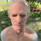 Realistic Latex Mask Full Head Halloween Costume Mask for Adults with Lifelike Detail for Cosplay Masquerade and Themed Parties