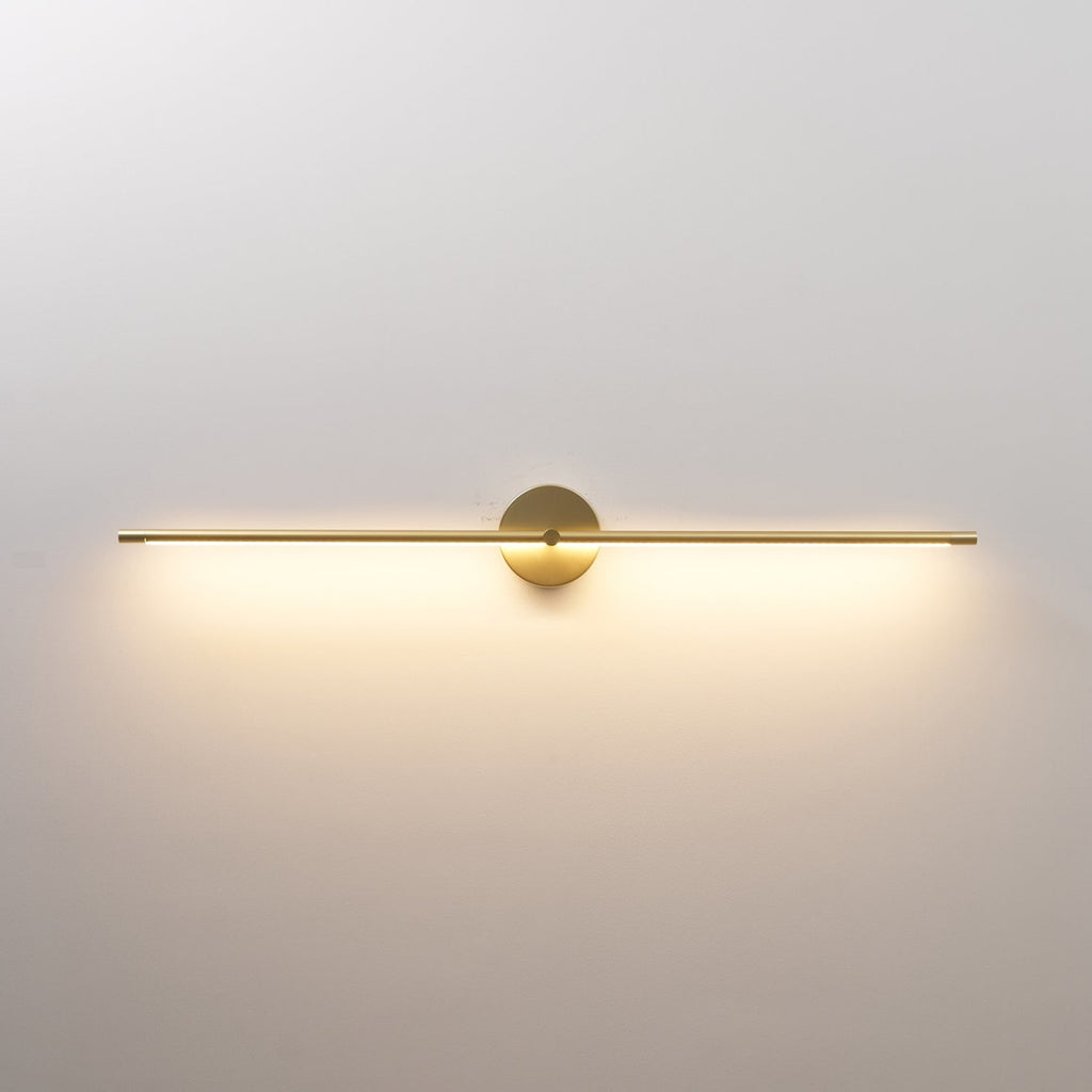 Modern Linear Metal Wall Light With Warm LED Glow — Harbor Light Co.