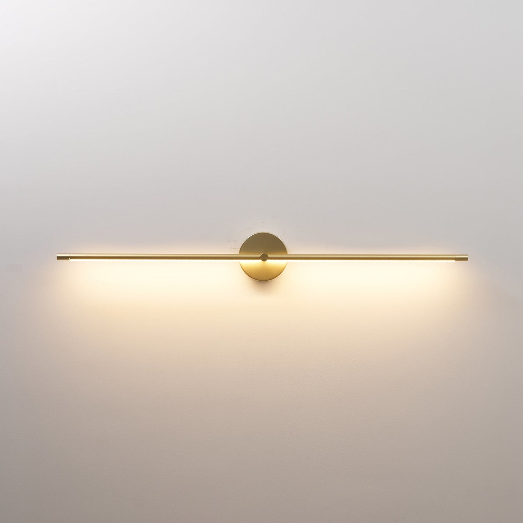 Modern Linear Metal Wall Light With Warm LED Glow — Harbor Light Co.