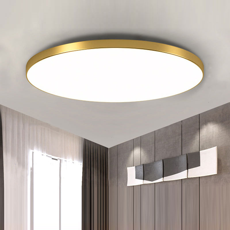 Ultra Slim Round Flush Mount Ceiling Light