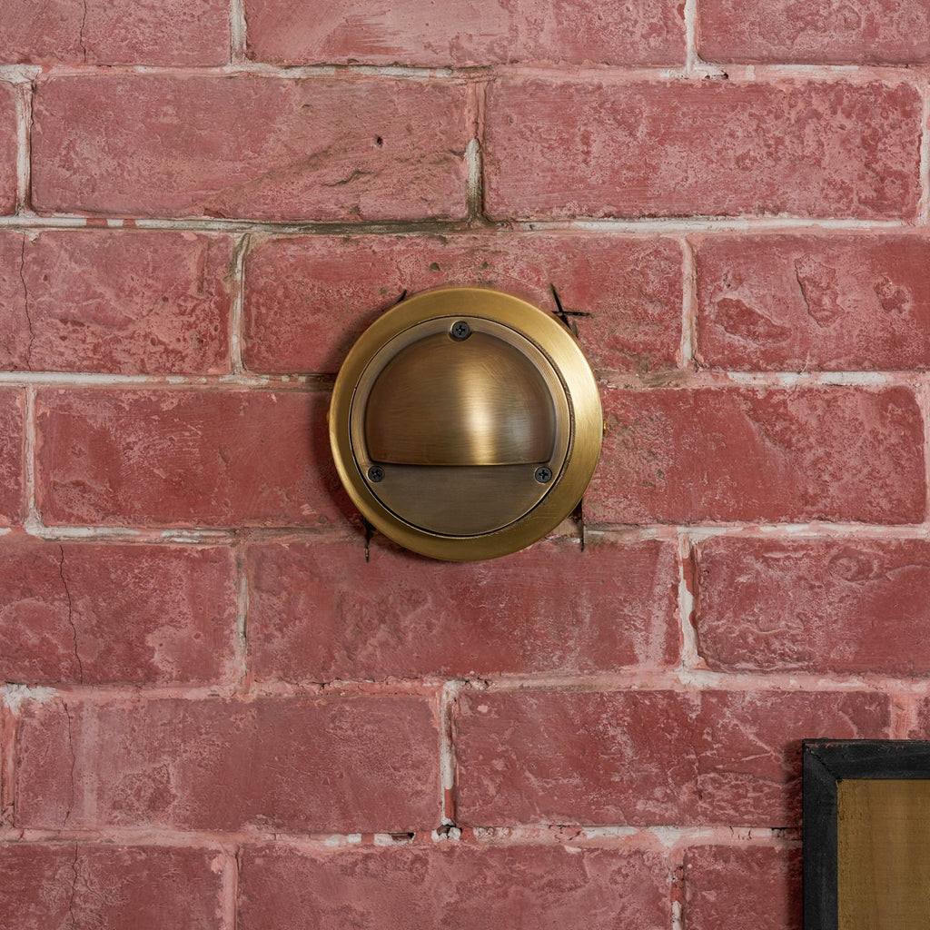 Modern Copper Wall Light With Tri-Color Glow — Harbor Light Co.