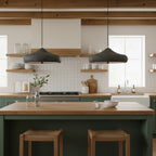 Modern Iron Pendant Light With Warm LED Glow for Dining Room — Harbor Light Co.