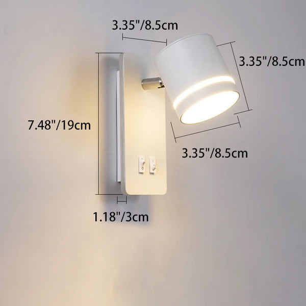 Modern Metal Wall Sconce for Bedroom and Living Room — Harbor Light Co.