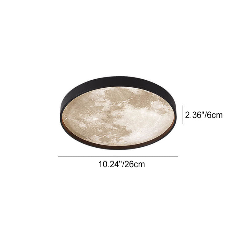 Modern Metal Flush Mount Ceiling Light With Dimmable Remote Control — Harbor Light Co.