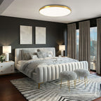 Modern Round Flush Mount LED Ceiling Light with Slim Profile