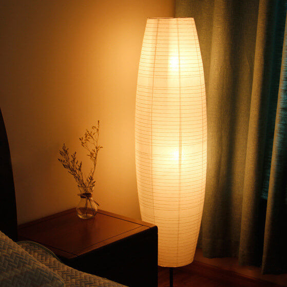 Modern Paper Floor Lamp for Living Room — Harbor Light Co.