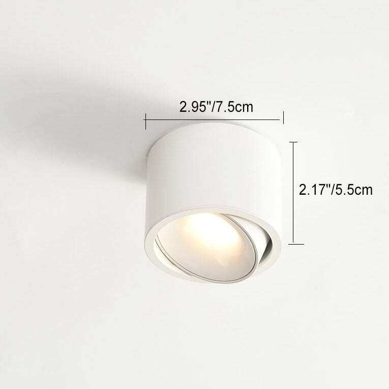 Modern Iron Flush Mount Ceiling Light With Built-In LED — Harbor Light Co.