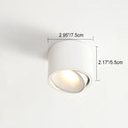 Modern Iron Flush Mount Ceiling Light With Built-In LED — Harbor Light Co.