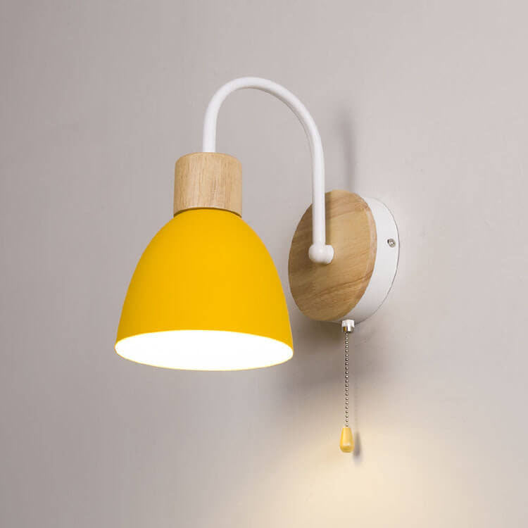 Scandinavian Iron Wall Sconce for Living Room in White — Harbor Light Co.