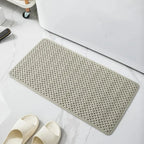 Non-Slip Bathtub Mat with Suction Cups Quick Drying Rubber Bath Mat with Drainage Holes for Tub and Shower