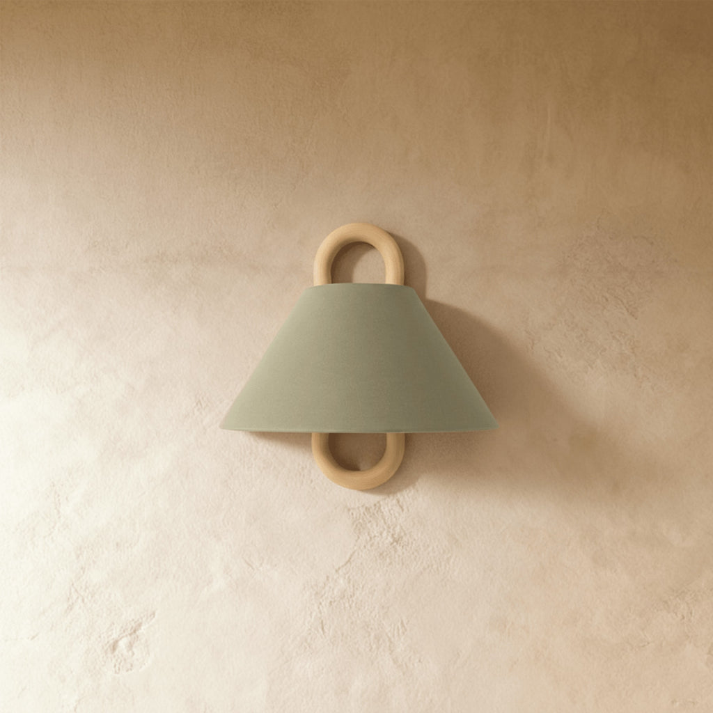 Modern Beech Wood Wall Light With Warm LED Glow — Harbor Light Co.
