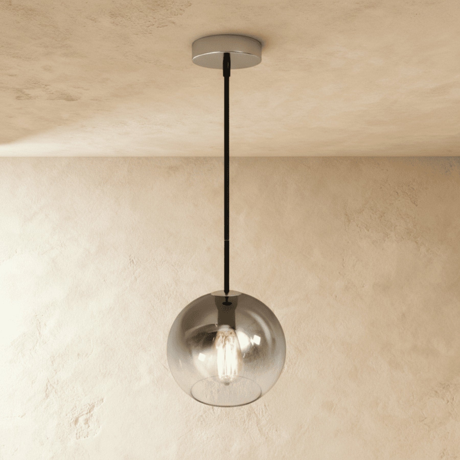 Modern Glass Pendant Light With Warm LED Glow — Harbor Light Co.