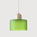 Bauhaus Glass Pendant Light with E26 Socket and Adjustable Cord