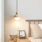 Modern Travertine Stone Pendant Light for Dining Room — Harbor Light Co.