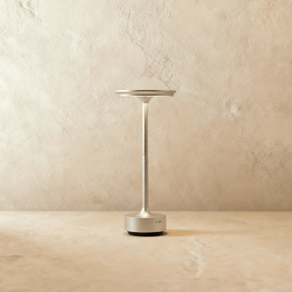 Modern Metal Rechargeable Table Lamp With USB Charging — Harbor Light Co.