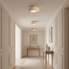 Modern Travertine Flush Mount Ceiling Light — Harbor Light Co.