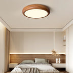 Modern Wood Flush Mount Ceiling Light for Living Room — Harbor Light Co.