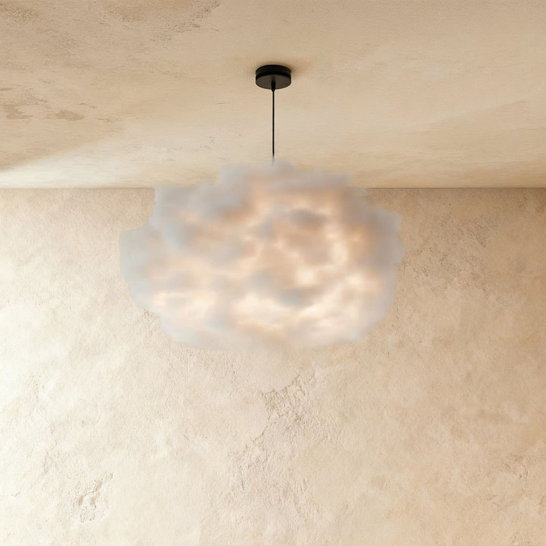 Modern Fabric Pendant Light for Living Room and Bedroom in L80" (L31.5 cm) x H16.5"(42cm) — Harbor Light Co.