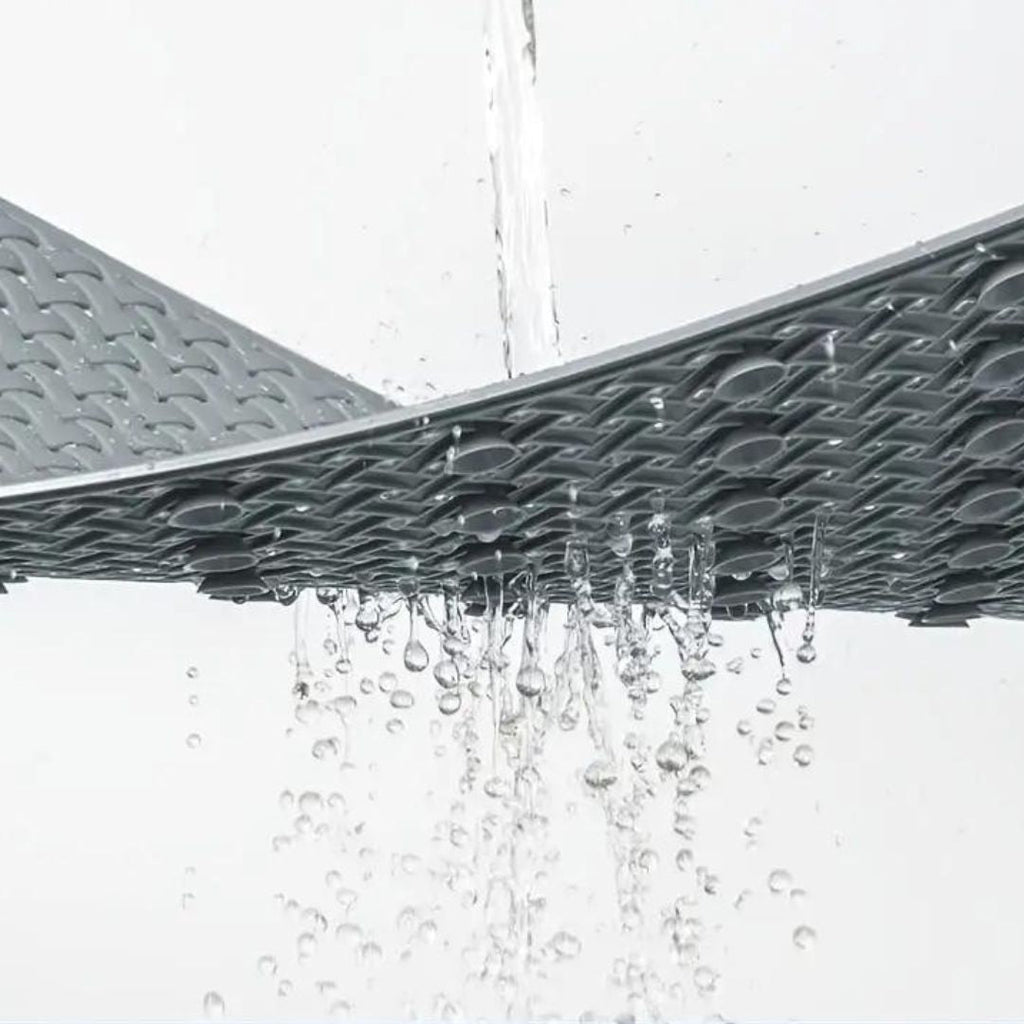 Non-Slip Bathtub Mat with Suction Cups Quick Drying Rubber Bath Mat with Drainage Holes for Tub and Shower