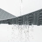 Non-Slip Bathtub Mat with Suction Cups Quick Drying Rubber Bath Mat with Drainage Holes for Tub and Shower