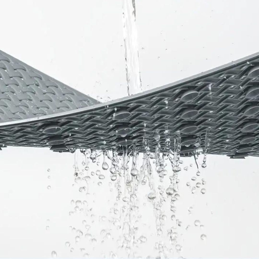 Non-Slip Bathtub Mat with Suction Cups Quick Drying Rubber Bath Mat with Drainage Holes for Tub and Shower
